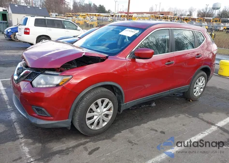 2016 Nissan Rogue S from USA, damaged, VIN KNMAT2MTXGP611215